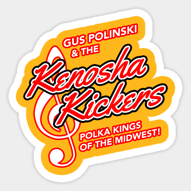 Kenosha Kickers Sticker by dumbshirts